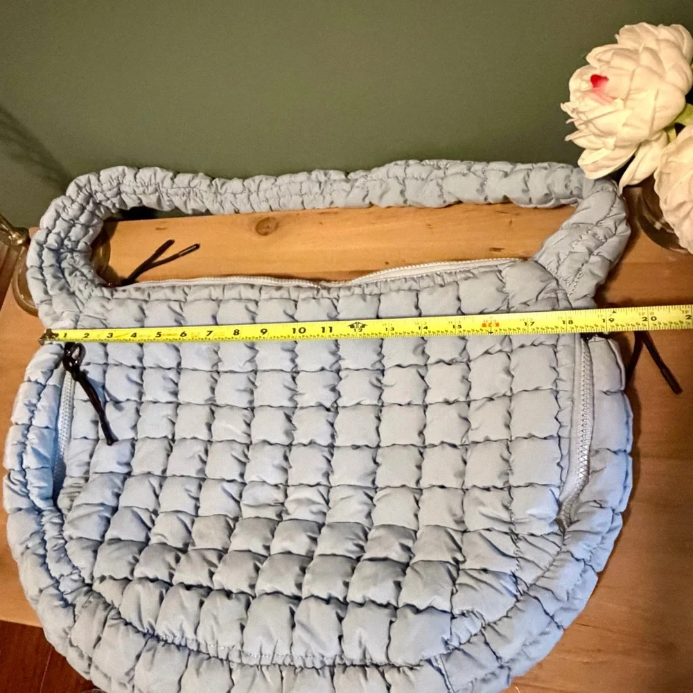 Puffer Quilted Hobo Carryall Tote - Free People INSPIRED - Picture 7 of 8